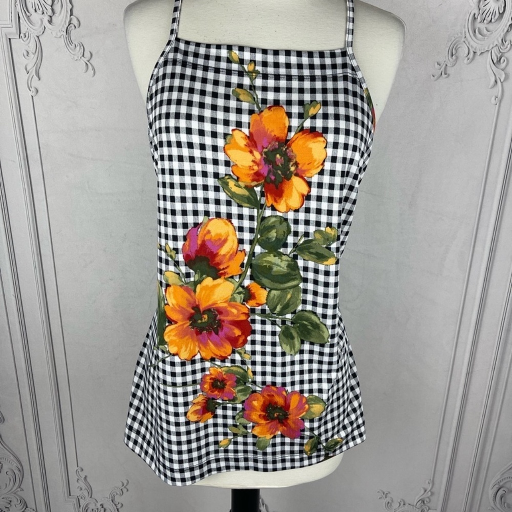 Floral Print Casual Cami Tank Top